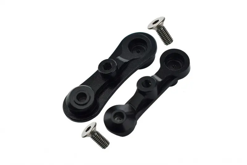 Losi 1:10 Baja Rey / Rock Rey / Hammer Rey U4 Aluminum Stabilizing Mount For Steering Assembly - 1Pr Set Black 1