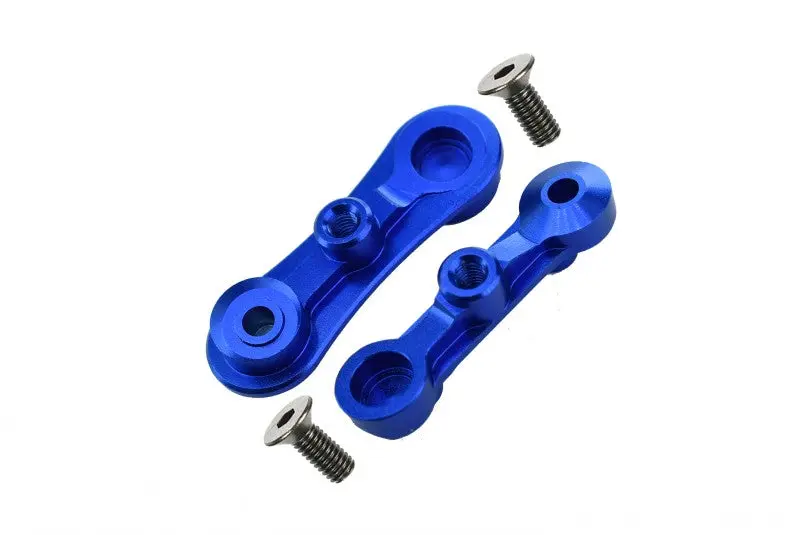 Losi 1:10 Baja Rey / Rock Rey / Hammer Rey U4 Aluminum Stabilizing Mount For Steering Assembly - 1Pr Set Blue 1