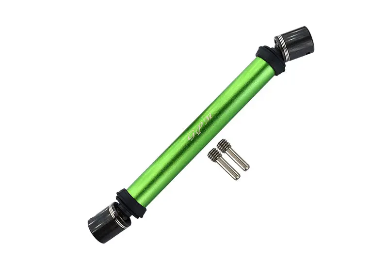 Losi 1:10 Baja Rey / Rock Rey / Hammer Rey U4 Aluminum & Steel Rear Cvd Drive Shaft - 1Pc Set Green 1