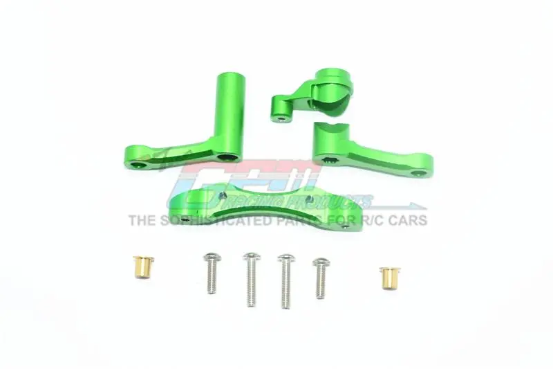 Losi 1:10 Baja Rey / Rock Rey / Hammer Rey U4 Aluminum Steering Assembly - 1 Set Green 1