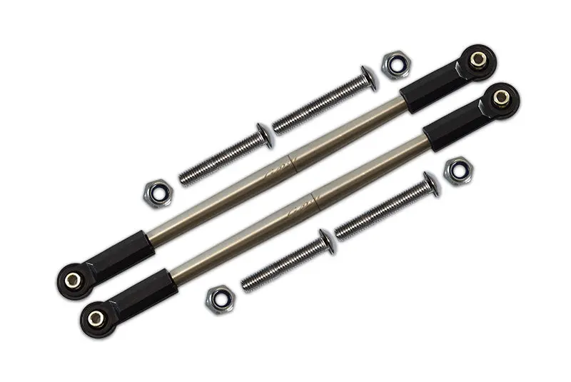 Losi 1:10 Baja Rey / Rock Rey Stainless Steel Adjustable Rear Upper Suspension Links - 1Pr Set 1
