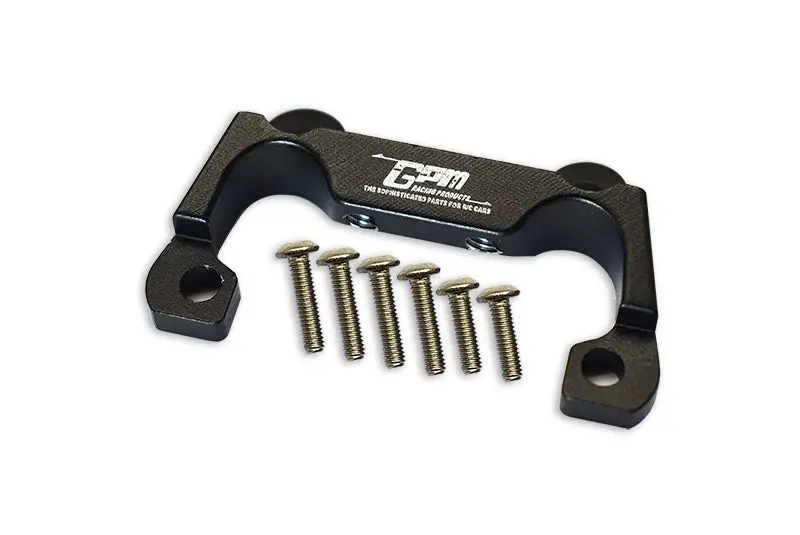 Losi 1:10 Lasernut U4 Tenacity Los03028 / Tenacity Db Pro Los03027v2 Upgrade Parts Aluminium Front Bumper Mount - 7Pc Set Black 1