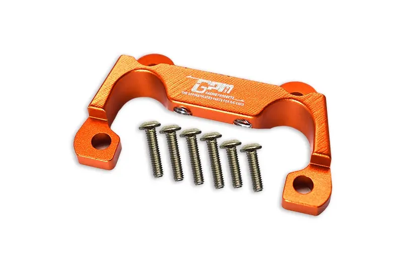 Losi 1:10 Lasernut U4 Tenacity Los03028 / Tenacity Db Pro Los03027v2 Upgrade Parts Aluminium Front Bumper Mount - 7Pc Set Orange 1