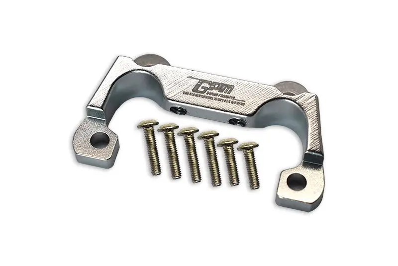 Losi 1:10 Lasernut U4 Tenacity Los03028 / Tenacity Db Pro Los03027v2 Upgrade Parts Aluminium Front Bumper Mount - 7Pc Set Silver 1