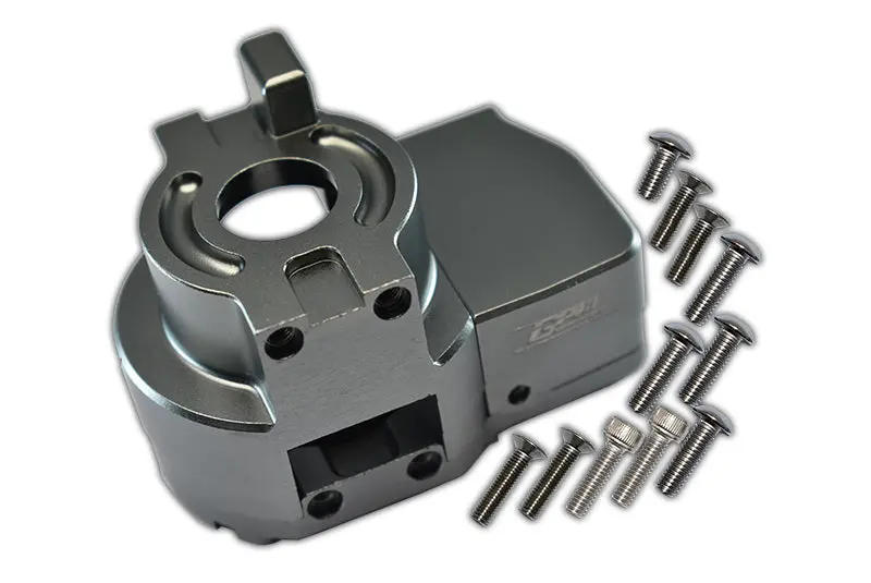Losi 1:10 Lasernut U4 Tenacity Los03028 / Tenacity Db Pro Los03027v2 Upgrade Parts Aluminum Center Gearbox - 14Pc Set Gray Silver 1