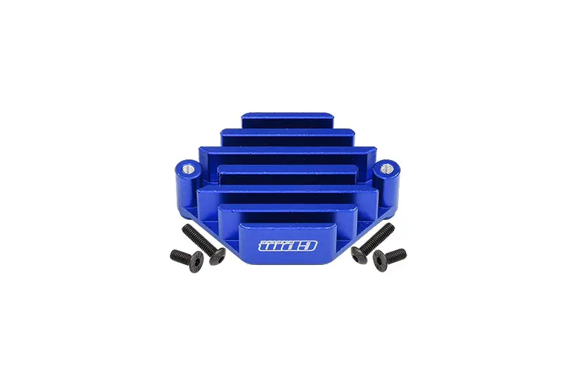 Losi 1:10 Lasernut U4 Tenacity Los03028 / Tenacity Db Pro Los03027v2 Upgrade Parts Aluminum Electric Control Mount With Heat Sink - 5Pc Set Blue 1
