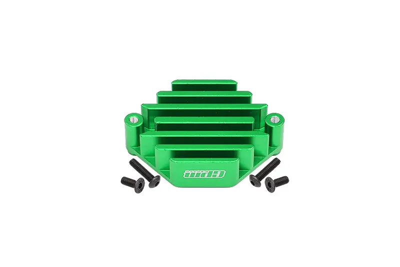 Losi 1:10 Lasernut U4 Tenacity Los03028 / Tenacity Db Pro Los03027v2 Upgrade Parts Aluminum Electric Control Mount With Heat Sink - 5Pc Set Green 1