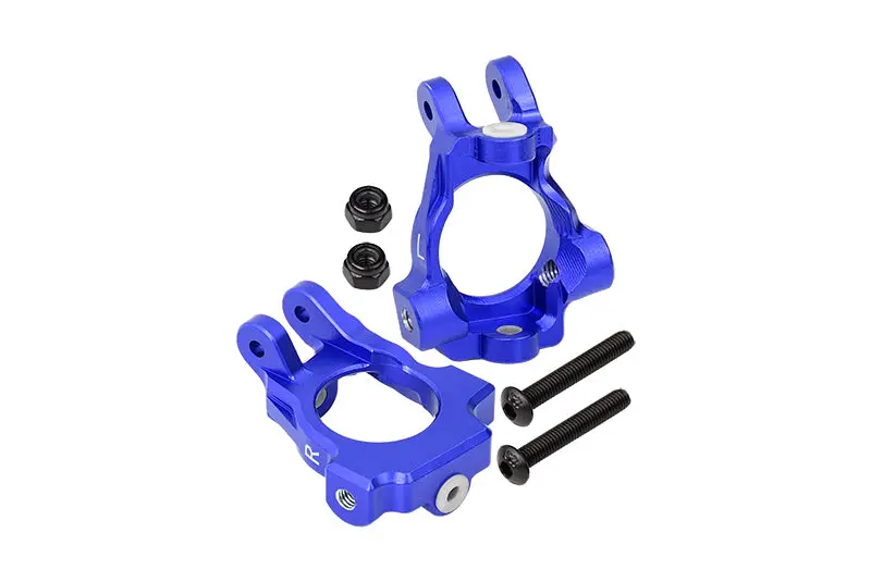 Losi 1:10 Lasernut U4 Tenacity Los03028 / Tenacity Db Pro Los03027v2 Upgrade Parts Aluminum Front C-Hubs - 6Pc Set Blue 1