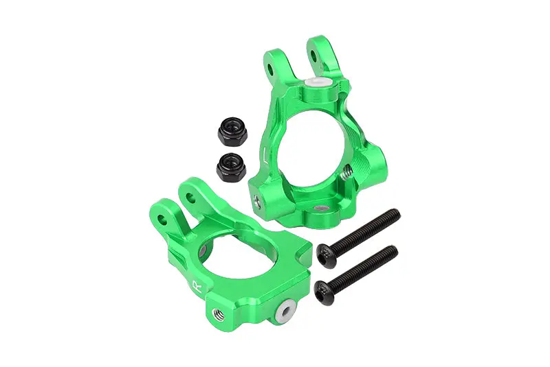 Losi 1:10 Lasernut U4 Tenacity Los03028 / Tenacity Db Pro Los03027v2 Upgrade Parts Aluminum Front C-Hubs - 6Pc Set Green 1