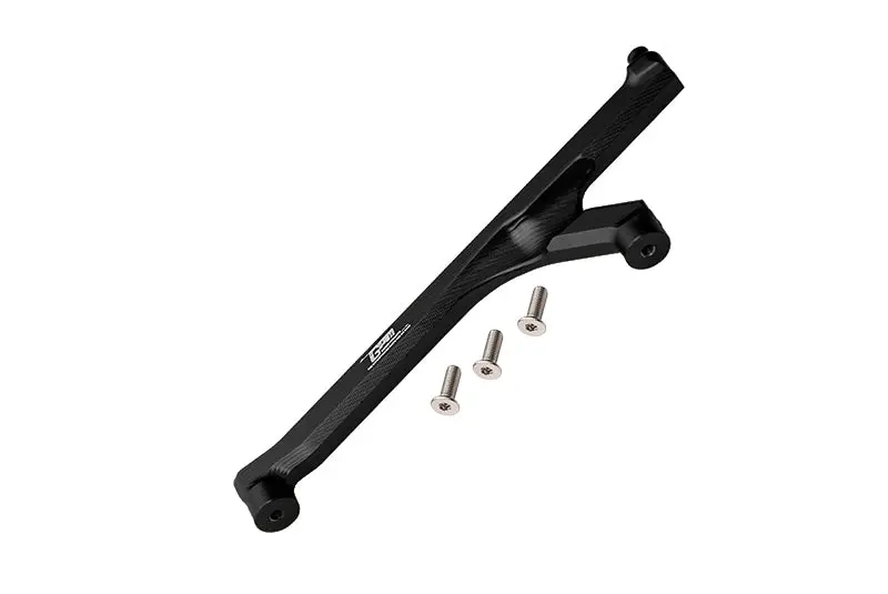 Losi 1:10 Lasernut U4 Tenacity Los03028 / Tenacity Db Pro Los03027v2 Upgrade Parts Aluminum Front Chassis Brace - 4Pc Set Black 1