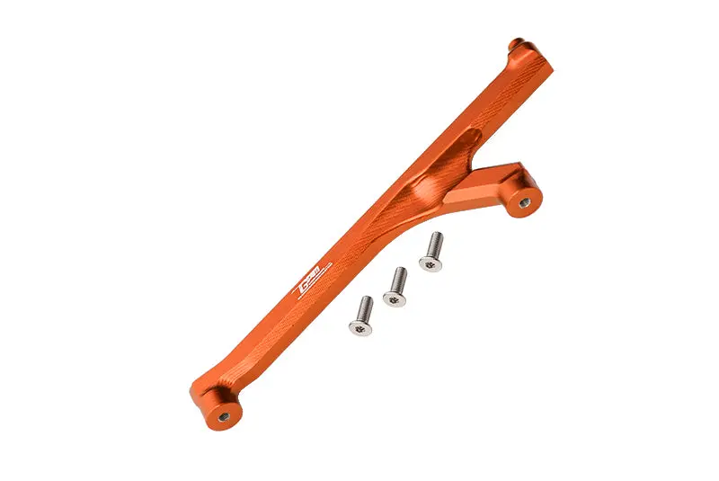 Losi 1:10 Lasernut U4 Tenacity Los03028 / Tenacity Db Pro Los03027v2 Upgrade Parts Aluminum Front Chassis Brace - 4Pc Set Orange 1