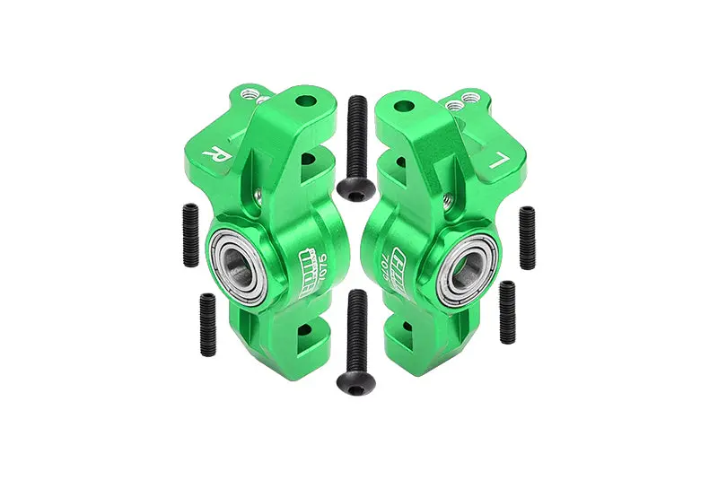 Losi 1:10 Lasernut U4 Tenacity Los03028 / Tenacity Db Pro Los03027v2 Upgrade Parts Aluminum Front Knuckle Arms - 8Pc Set Green 1