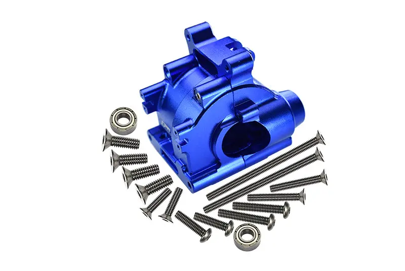 Losi 1:10 Lasernut U4 Tenacity Los03028 / Tenacity Db Pro Los03027v2 Upgrade Parts Aluminum Rear Gear Box - 18Pc Set Blue 1