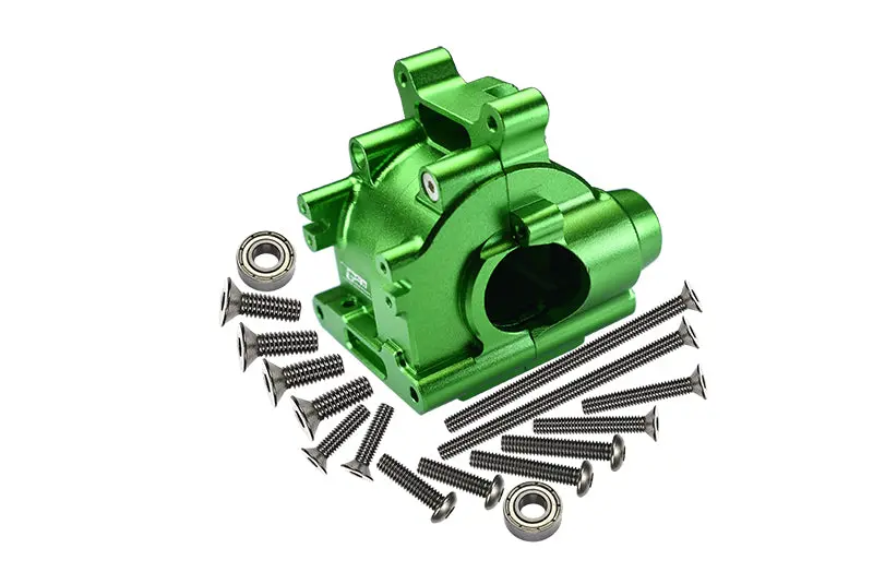 Losi 1:10 Lasernut U4 Tenacity Los03028 / Tenacity Db Pro Los03027v2 Upgrade Parts Aluminum Rear Gear Box - 18Pc Set Green 1