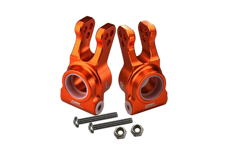 Losi 1:10 Lasernut U4 Tenacity Los03028 / Tenacity Db Pro Los03027v2 Upgrade Parts Aluminum Rear Knuckle Arm - 6Pc Set Orange 1