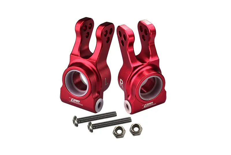 Losi 1:10 Lasernut U4 Tenacity Los03028 / Tenacity Db Pro Los03027v2 Upgrade Parts Aluminum Rear Knuckle Arm - 6Pc Set Red 1