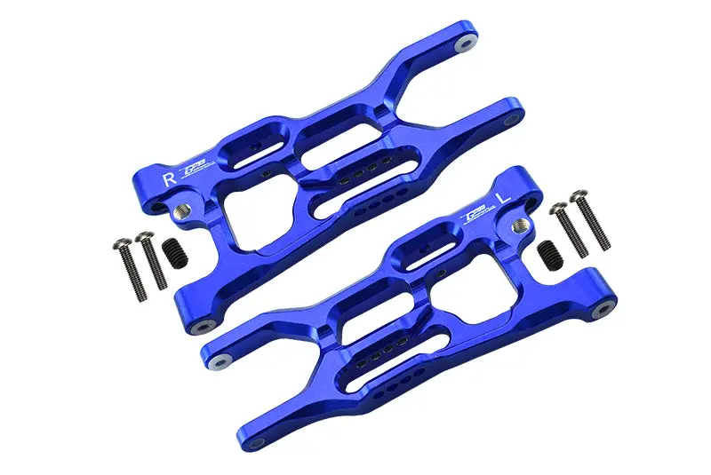 Losi 1:10 Lasernut U4 Tenacity Los03028 / Tenacity Db Pro Los03027v2 Upgrade Parts Aluminum Rear Lower Arms - 8Pc Set Blue 1
