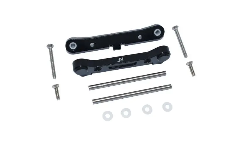 Losi 1:10 Lasernut U4 Tenacity Los03028 / Tenacity Db Pro Los03027v2 Upgrade Parts Aluminum Rear Lower Suspension Mount - 12Pc Set Black 1