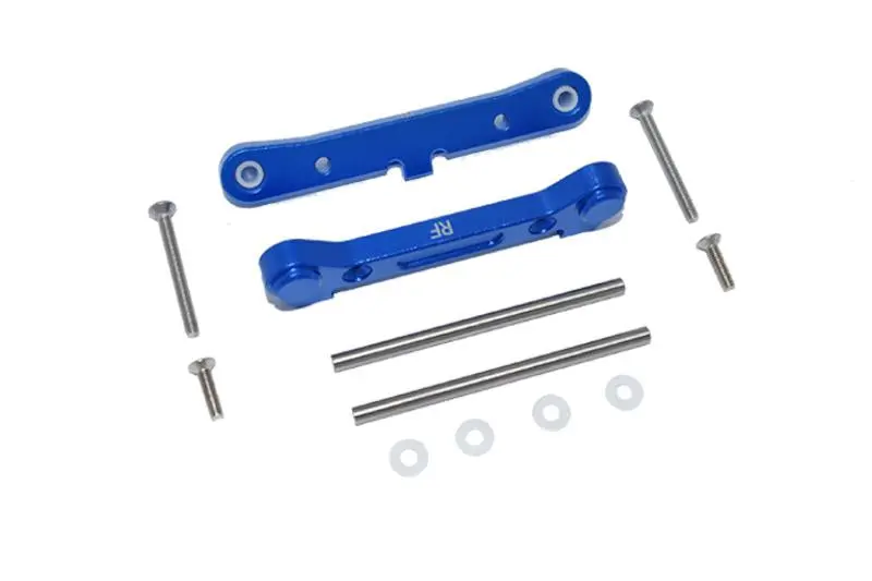Losi 1:10 Lasernut U4 Tenacity Los03028 / Tenacity Db Pro Los03027v2 Upgrade Parts Aluminum Rear Lower Suspension Mount - 12Pc Set Blue 1