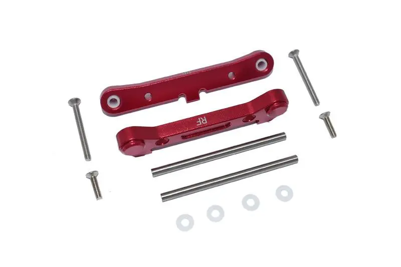 Losi 1:10 Lasernut U4 Tenacity Los03028 / Tenacity Db Pro Los03027v2 Upgrade Parts Aluminum Rear Lower Suspension Mount - 12Pc Set Red 1