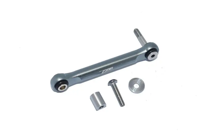 Losi 1:10 Lasernut U4 Tenacity Los03028 / Tenacity Db Pro Los03027v2 Upgrade Parts Aluminum Servo Tie Rod - 4Pc Set Gray Silver 1