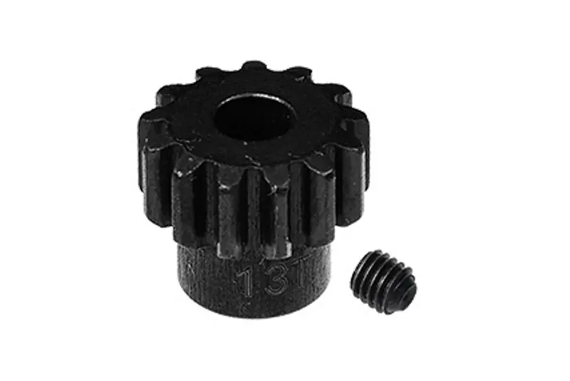 Losi 1:10 Lasernut U4 Tenacity Los03028 / Tenacity Db Pro Los03027v2 Upgrade Parts Harden Steel 45# 13T Pinion Gear - 2Pc Set Black 1