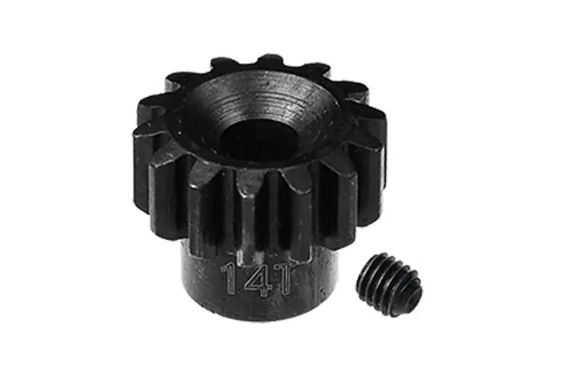 Losi 1:10 Lasernut U4 Tenacity Los03028 / Tenacity Db Pro Los03027v2 Upgrade Parts Harden Steel 45# 14T Pinion Gear - 2Pc Set Black 1