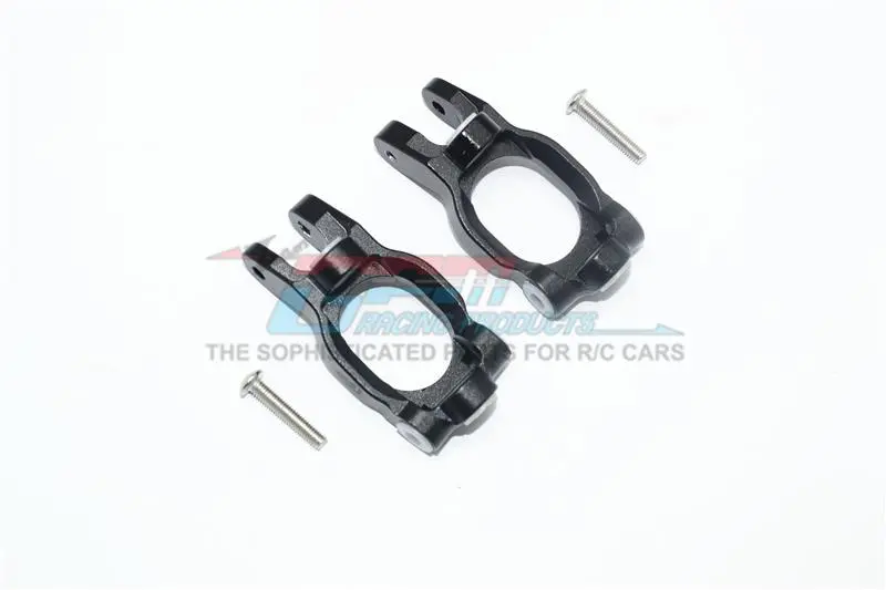 Losi 1:10 Rock Rey Los03009 / Hammer Rey U4 Los03030 Aluminum Front C Hubs - 1Pr Set Black 1