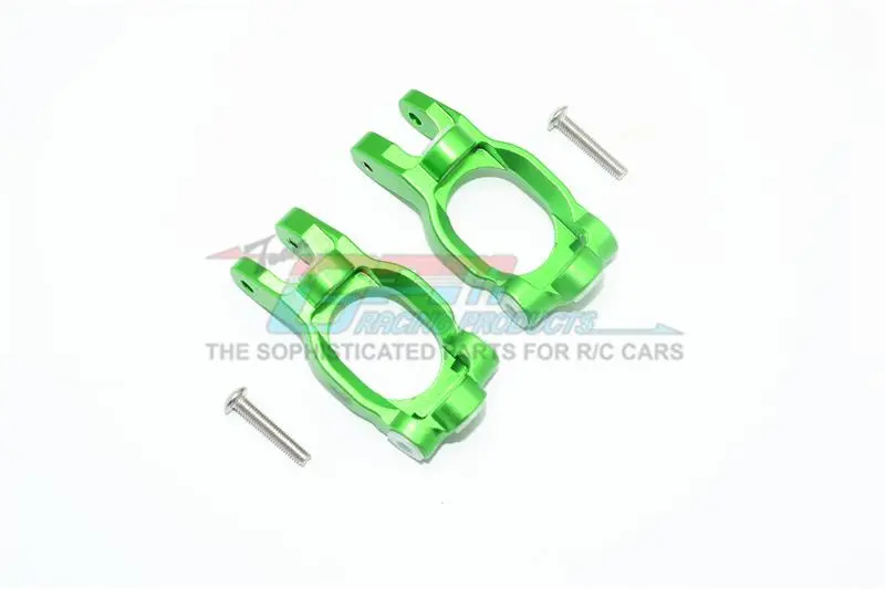 Losi 1:10 Rock Rey Los03009 / Hammer Rey U4 Los03030 Aluminum Front C Hubs - 1Pr Set Green 1