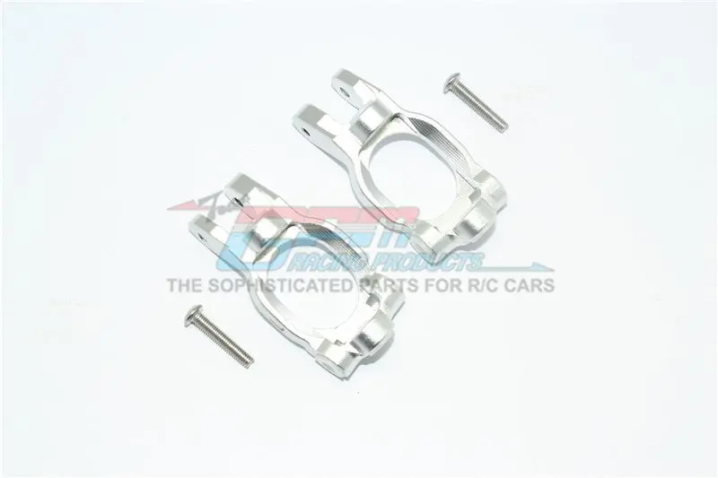 Losi 1:10 Rock Rey Los03009 / Hammer Rey U4 Los03030 Aluminum Front C Hubs - 1Pr Set Silver 1