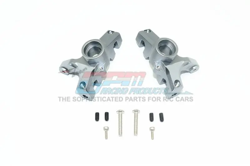 Losi 1:10 Rock Rey Los03009 / Hammer Rey U4 Los03030 Aluminum Front Knuckle Arms - 1Pr Set Gray Silver 1