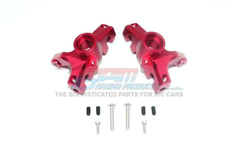 Losi 1:10 Rock Rey Los03009 / Hammer Rey U4 Los03030 Aluminum Front Knuckle Arms - 1Pr Set Red 1