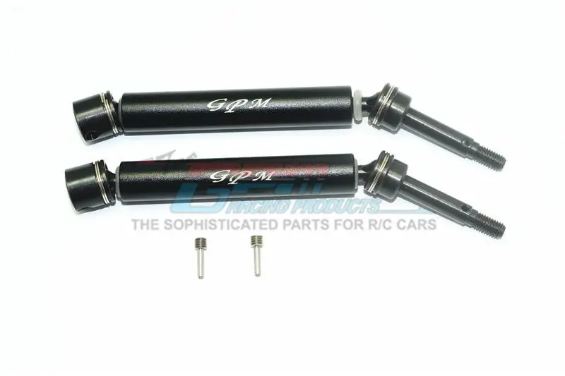 Losi 1:10 Rock Rey Los03009 / Hammer Rey U4 Los03030 Harden Steel #45 Front Axle With Alloy Body - 1Pr Set Black 1