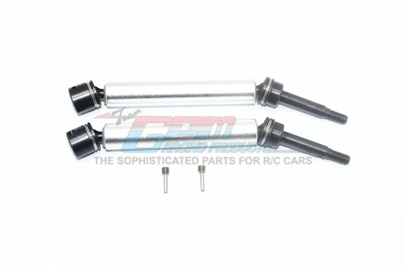 Losi 1:10 Rock Rey Los03009 / Hammer Rey U4 Los03030 Harden Steel #45 Front Axle With Alloy Body - 1Pr Set Silver 1