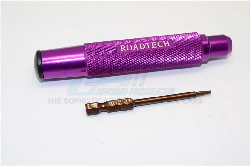 Magnetic 2Mm Hex Driver With Pin - 2Pcs Set Purple 1
