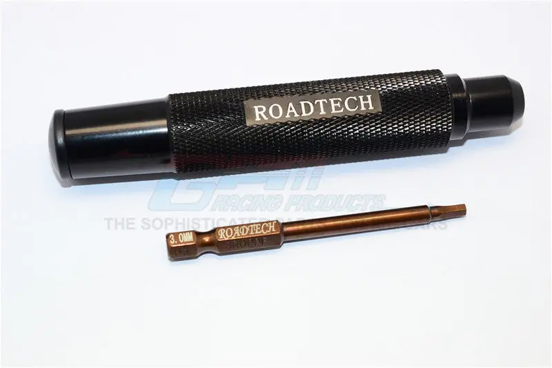 Magnetic 3Mm Hex Driver With Pin - 2Pcs Set Black 1