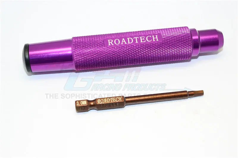 Magnetic 3Mm Hex Driver With Pin - 2Pcs Set Purple 1