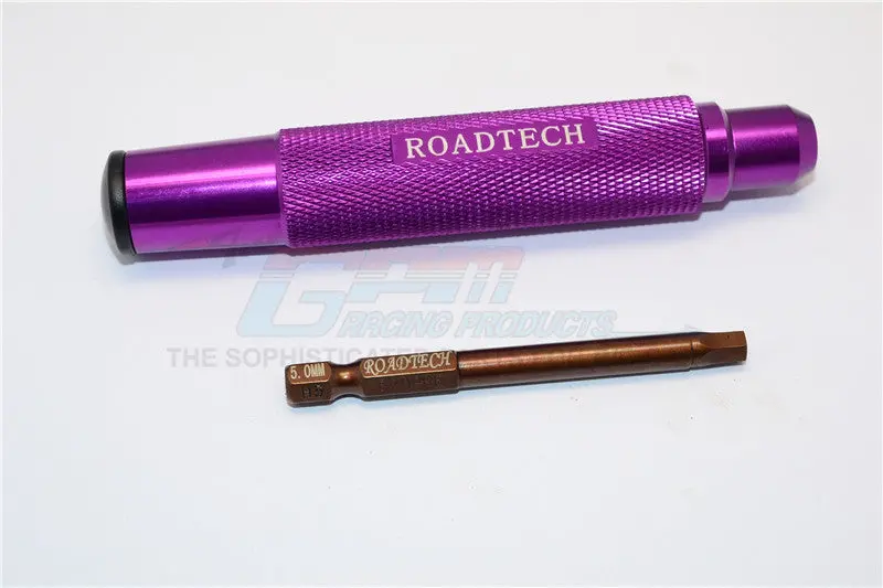 Magnetic 5Mm Hex Driver With Pin - 2Pcs Set Purple 1