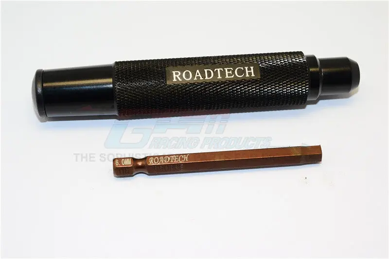Magnetic 6Mm Hex Driver With Pin - 2Pcs Set Black 1