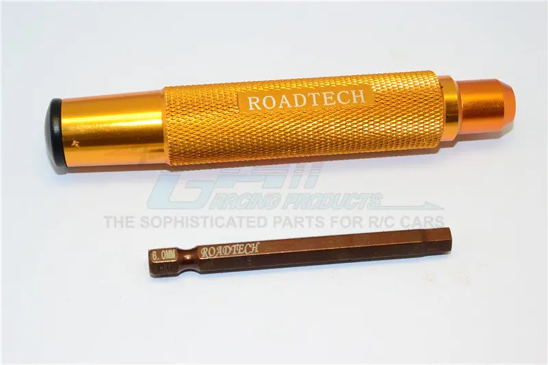 Magnetic 6Mm Hex Driver With Pin - 2Pcs Set Gold 1