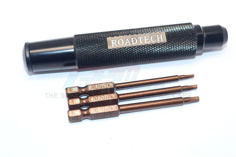 Magnetic Hex Driver With Pin (2, 2.5, 3Mm) - 4Pcs Set Black 1