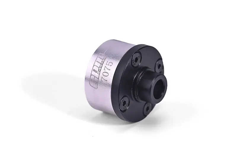 Medium Carbon Steel + Aluminium 7075 Front Or Middle Diff Case For Losi 1:10 Baja Rey / Rock Rey / Hammer Rey U4 / Baja Rey 2.0 Upgrades - Silver 1