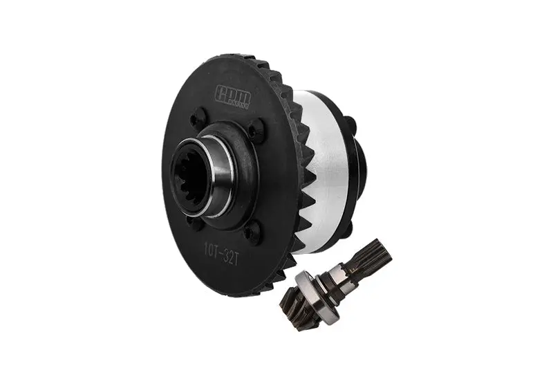 Medium Carbon Steel + Aluminum Alloy Front Complete Differential For Traxxas 1:5 X Maxx 6S 8S / Xrt 8S / X Maxx Ultimate 8S / Xrt Ultimate 8S Monster Truck Upgrades - Silver 1