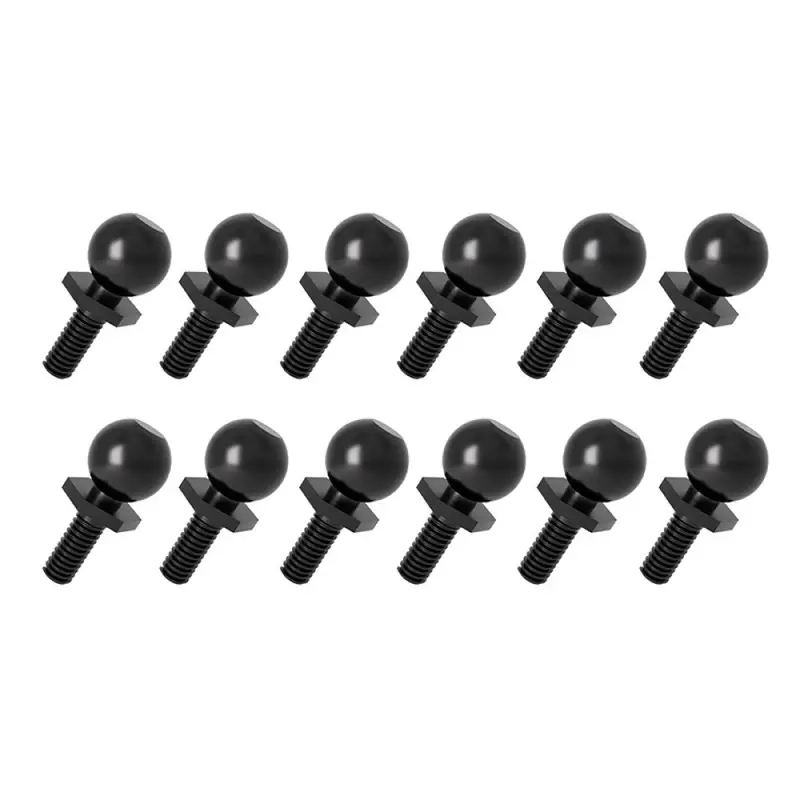 Medium Carbon Steel Ball Head Screw (M1.4 Pivot) For Losi 1:24 Micro-B 2Wd Buggy Rtr-Los00007 / 1:28 Micro-T 2S 2Wd Rtr Stadium Truck-Los-1392 Upgrades - Black 1
