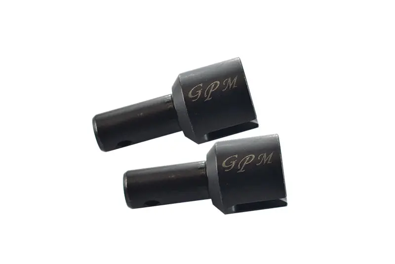 Medium Carbon Steel Center Diff Output Cup For Traxxas 1/8 4Wd Sledge Monster Truck 95076-4 - 2Pc Set Black 1