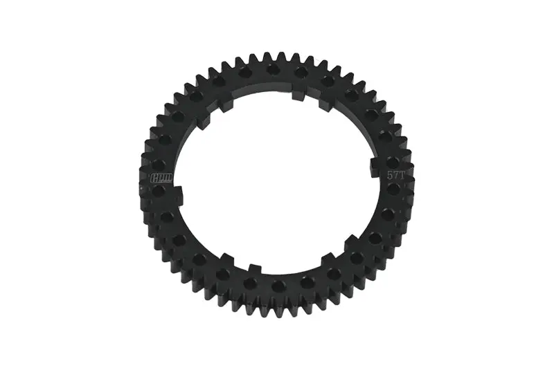 Medium Carbon Steel Center Diff Spur Gear 57T/0.8 Mod For Arrma 1:8 Mojave 4X4 4S-Ara4404 / 1:10 Outcast 4X4 4S V2-Ara4410v2 / Kraton 4X4 4S V2-Ara4408v2 Upgrades 1