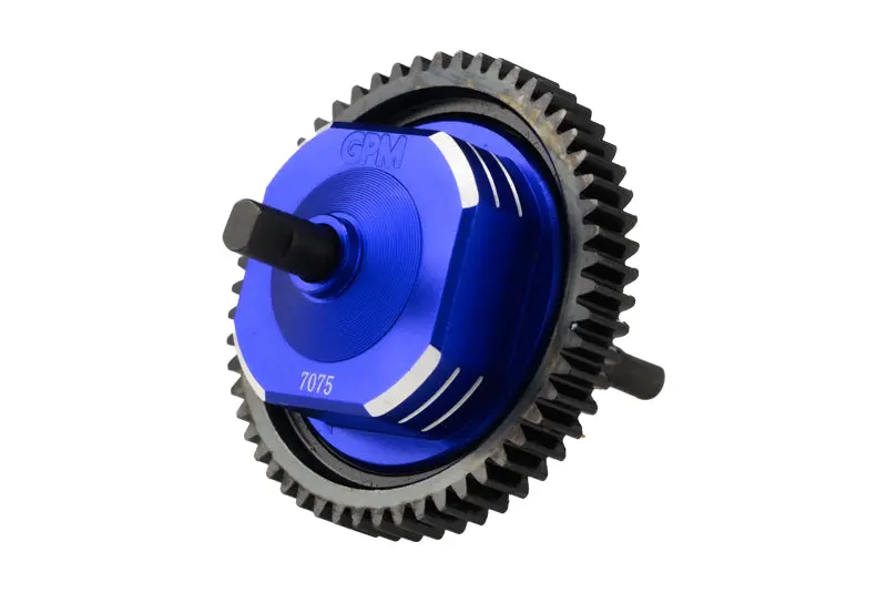 Medium Carbon Steel Center Differential Kit For Traxxas 1:10 4Wd Ford F-150 Raptor / Hoss 4X4 / Rustler 4X4 / Stampede 4X4 / Slash 4X4 Upgrades  - Blue 1