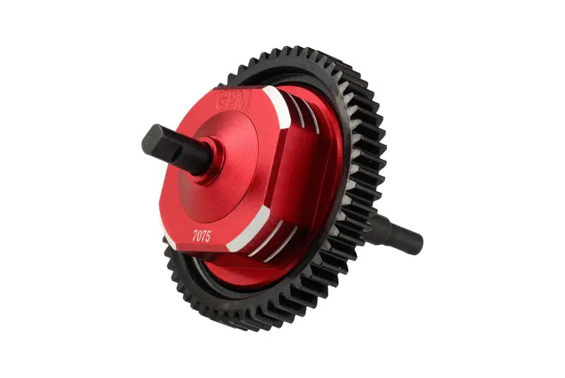 Medium Carbon Steel Center Differential Kit For Traxxas 1:10 4Wd Ford F-150 Raptor / Hoss 4X4 / Rustler 4X4 / Stampede 4X4 / Slash 4X4 Upgrades  - Red 1