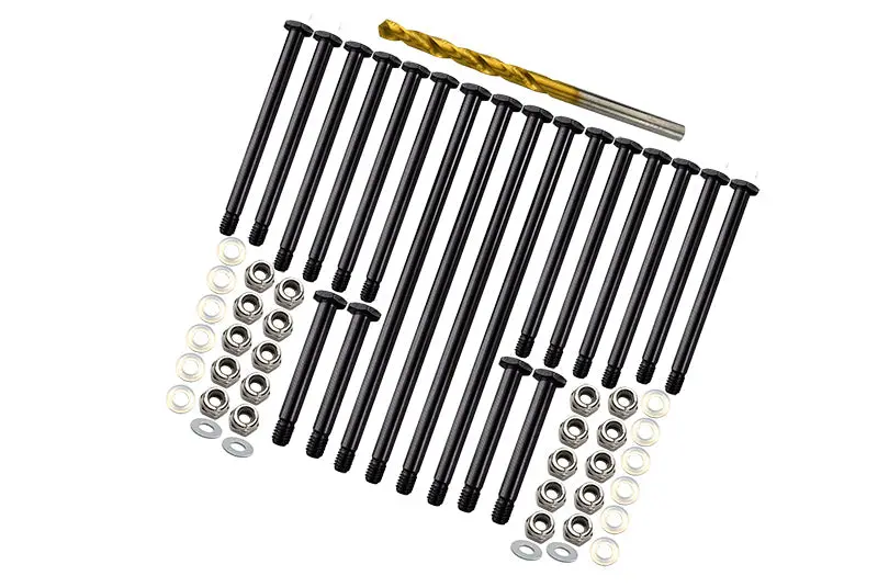 Medium Carbon Steel Completed Front And Rear Suspension Pins For 1:5 Traxxas X Maxx 6S / X Maxx 8S / Xrt 8S Monster Truck Upgrades 1