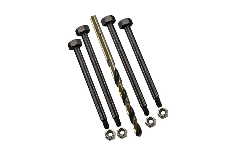 Medium Carbon Steel Front And Rear Outer Pins For Original Suspension For Traxxas 1/8 4Wd Sledge Monster Truck 95076-4 1